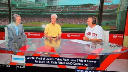 Field of Dreams on the NESN broadcast
